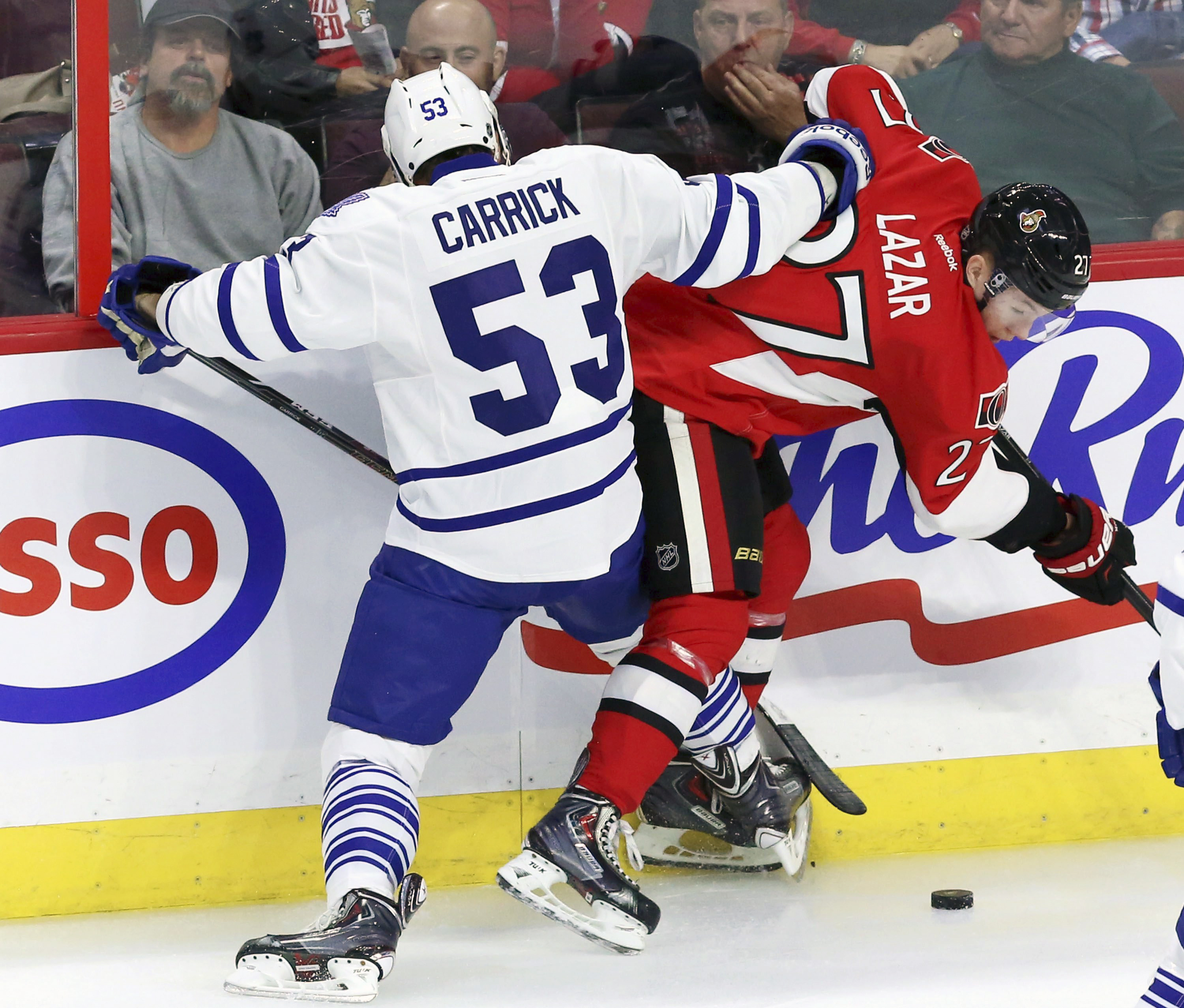 Bobby Ryan helps Senators beat Maple Leafs 3-2