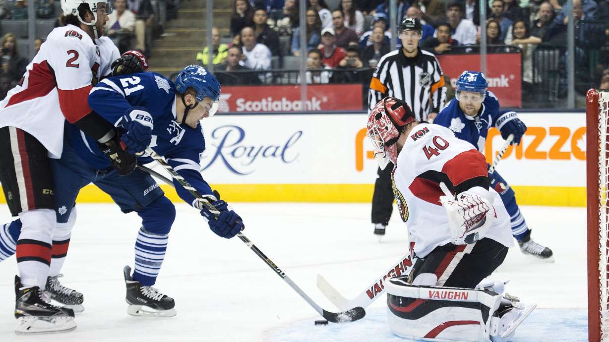 Senators beat Maple Leafs 4-3 in shootout
