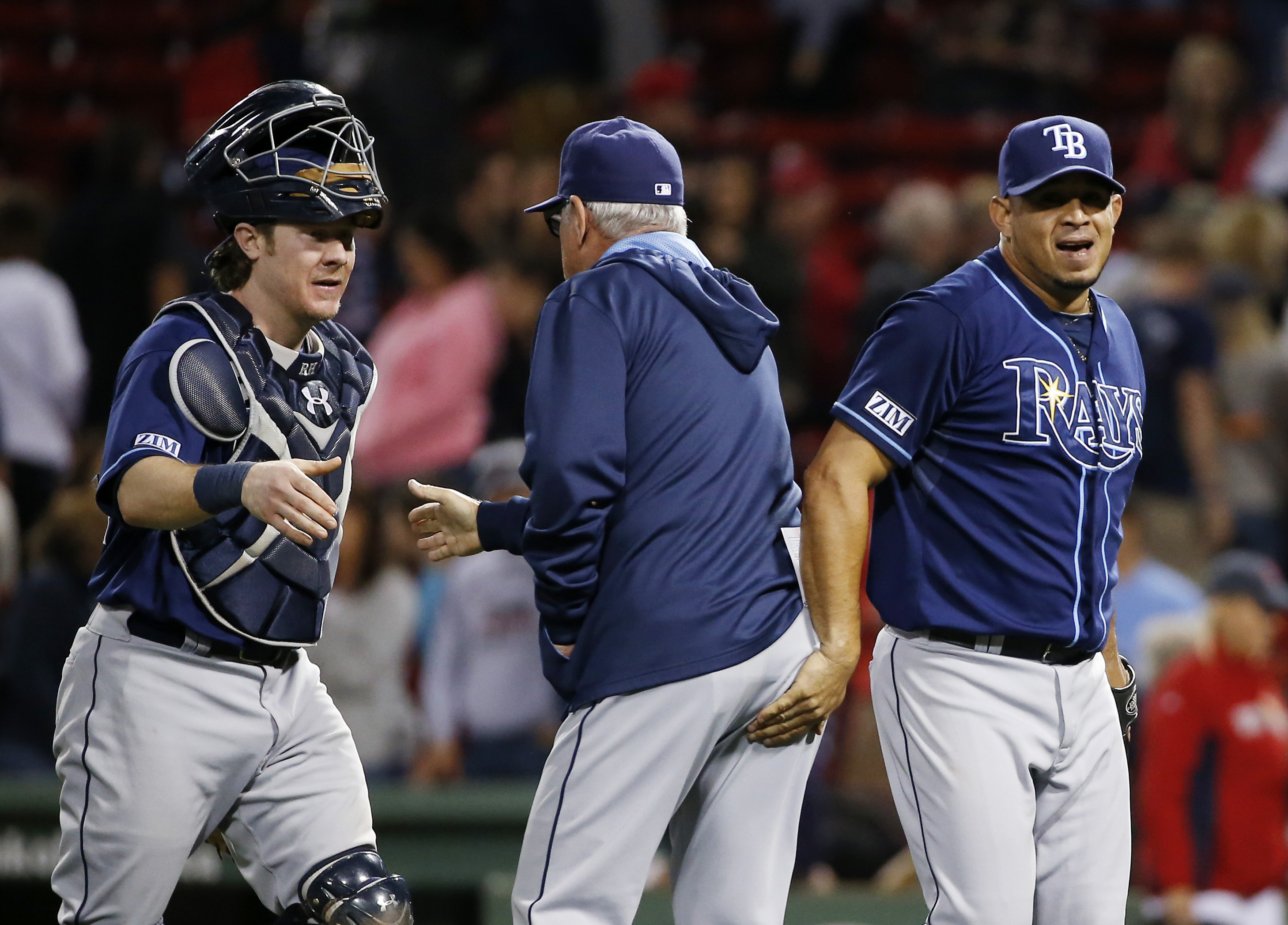 Red Sox top sloppy Rays 11-3