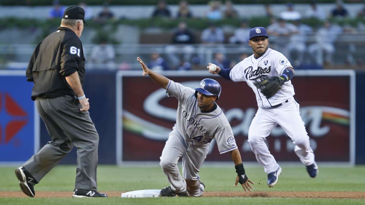 Wieland gets 1st win, Padres beat Rockies 4-3