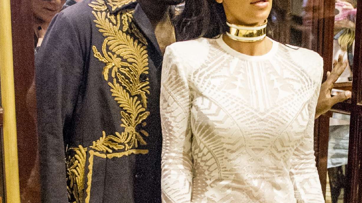 Kardashian jostled outside Paris fashion show