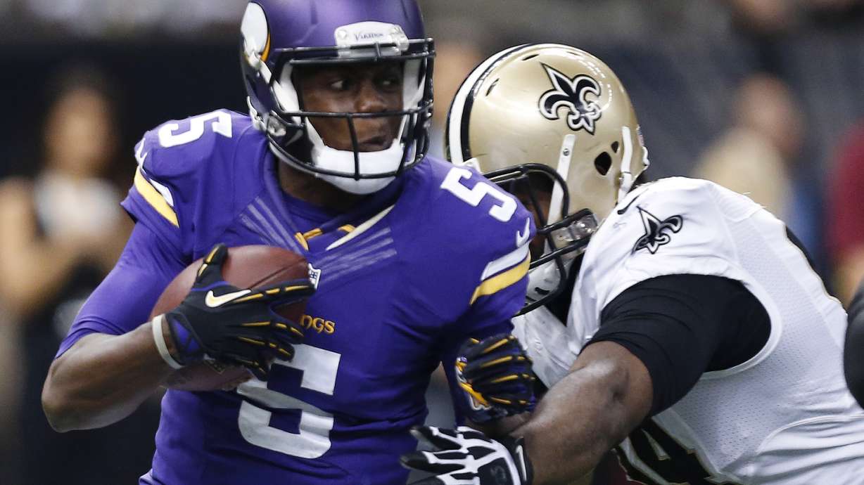 Bridgewater debuts for Vikings vs. Falcons