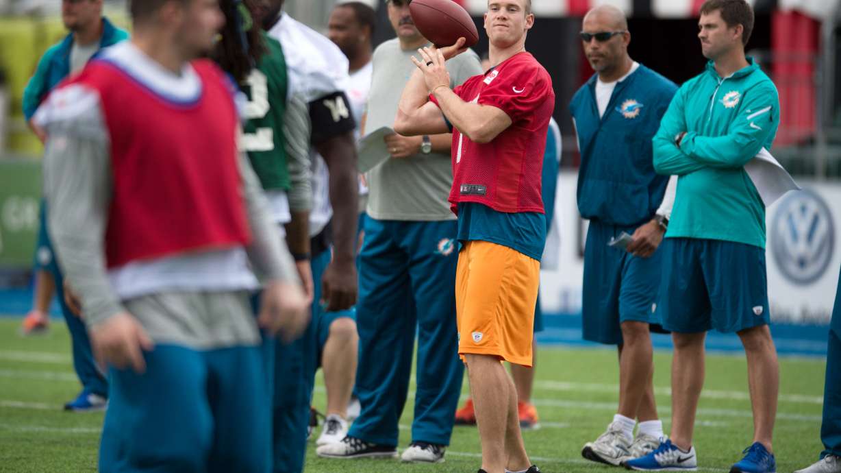 Dolphins arrive in London and get right to work