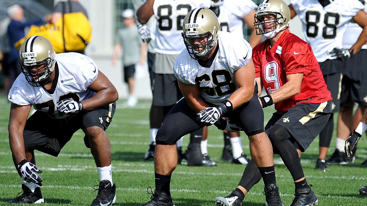 Saints likely to start backup center vs. Dallas