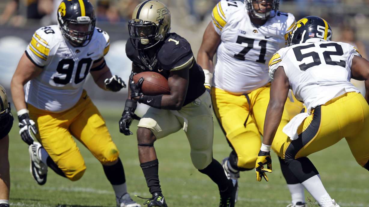 Iowa beats Purdue 24-10