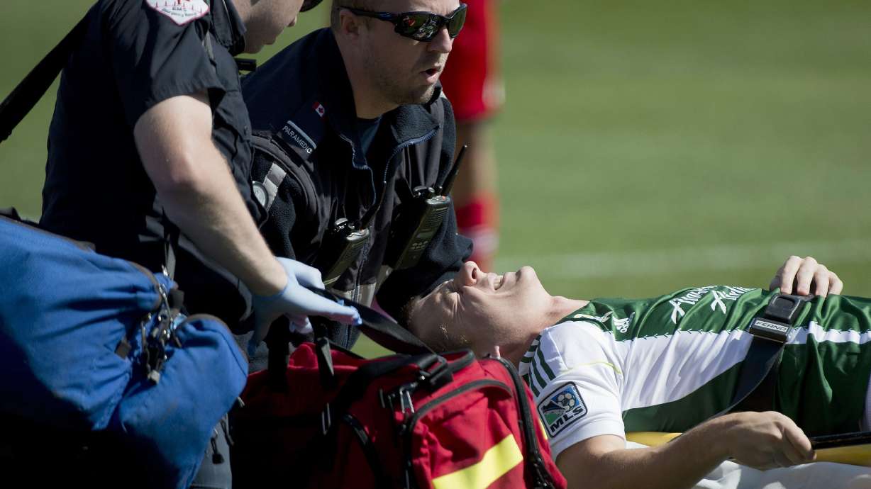 Portland captain Johnson injured in loss