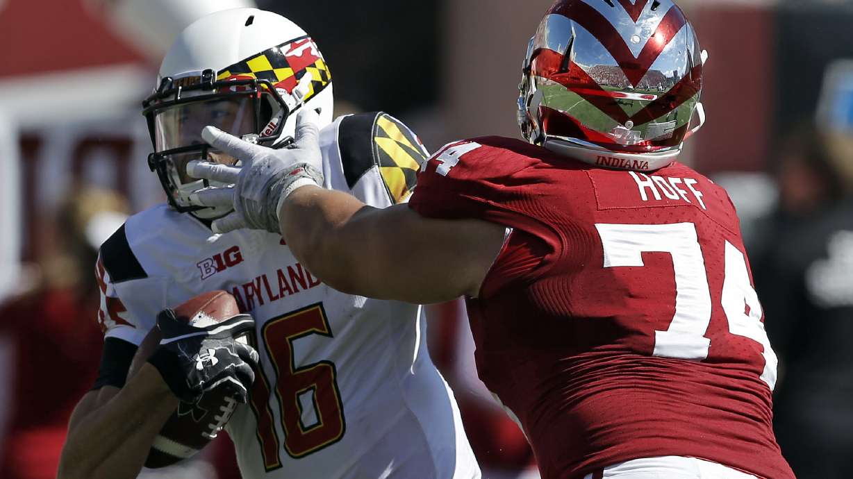 Maryland routs Indiana 37-15 in Big Ten opener