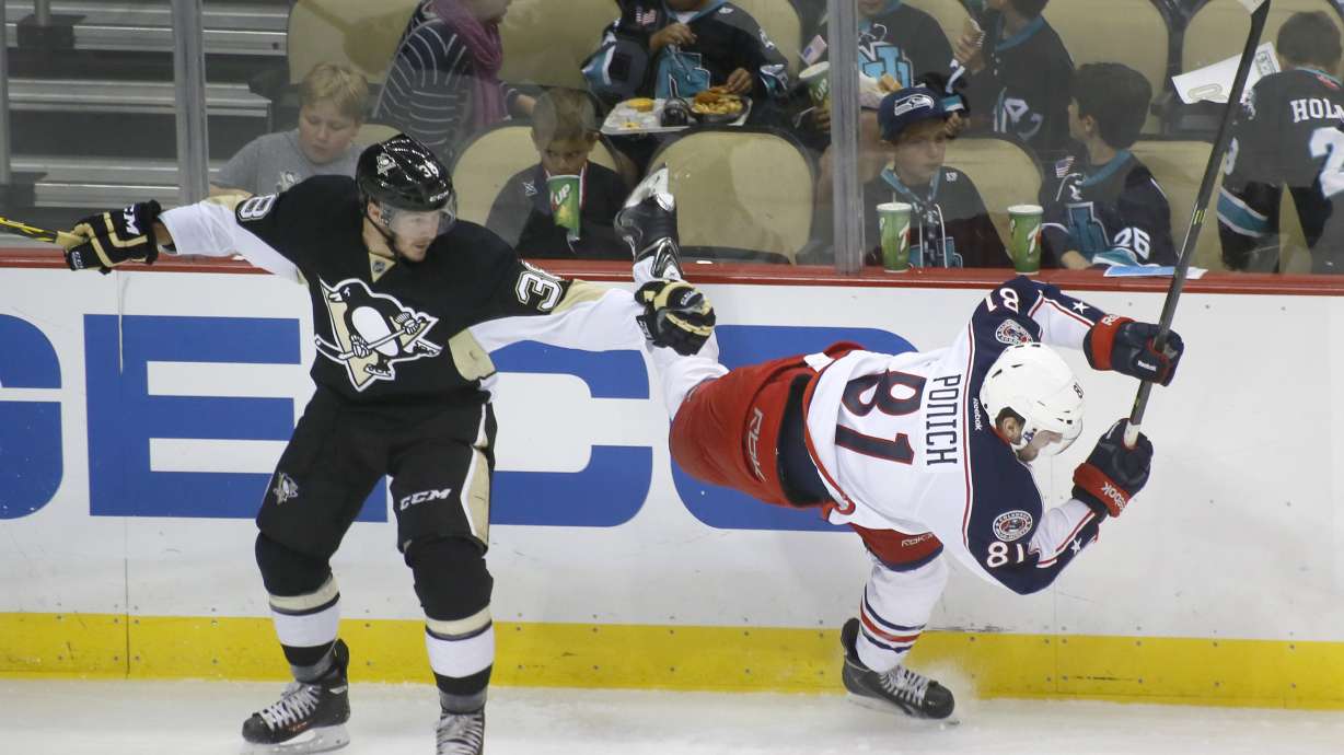 Kapanen, Ebbett score, Pens beat Blue Jackets 2-1