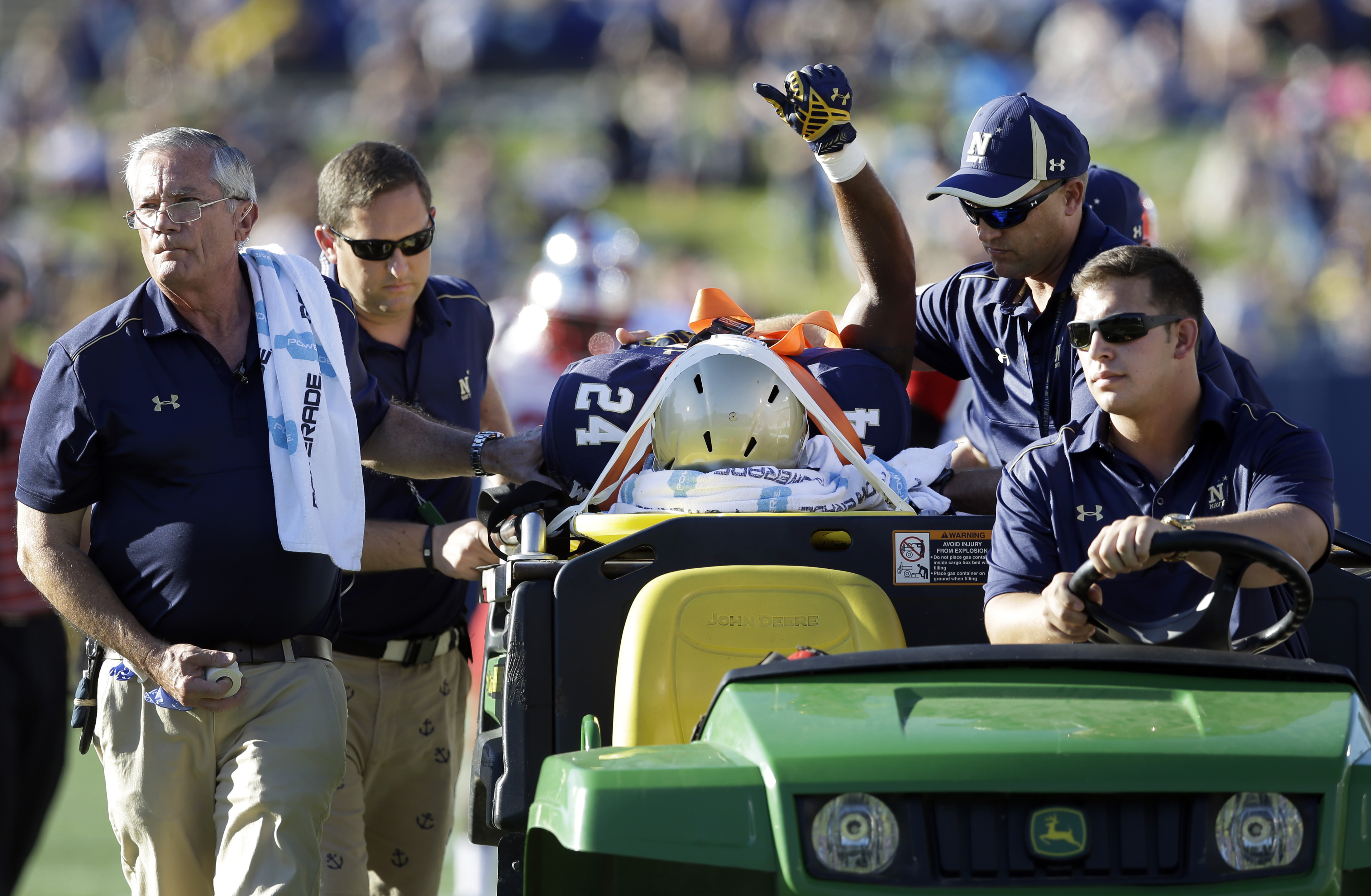 Doughty leads Western Kentucky over Navy , 36-27