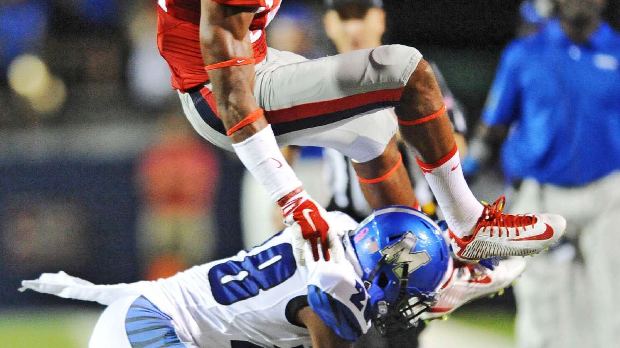 No. 10 Mississippi beats Memphis 24-3