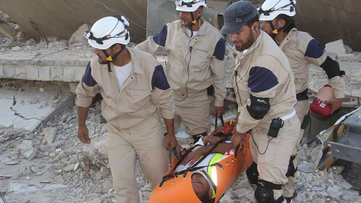 Syrian rescuer, on a break, recalls horror of war