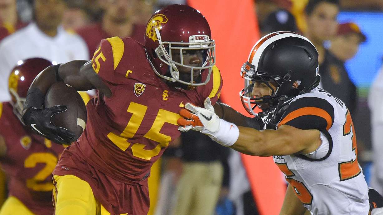 No. 18 USC roars past Oregon State, 35-10