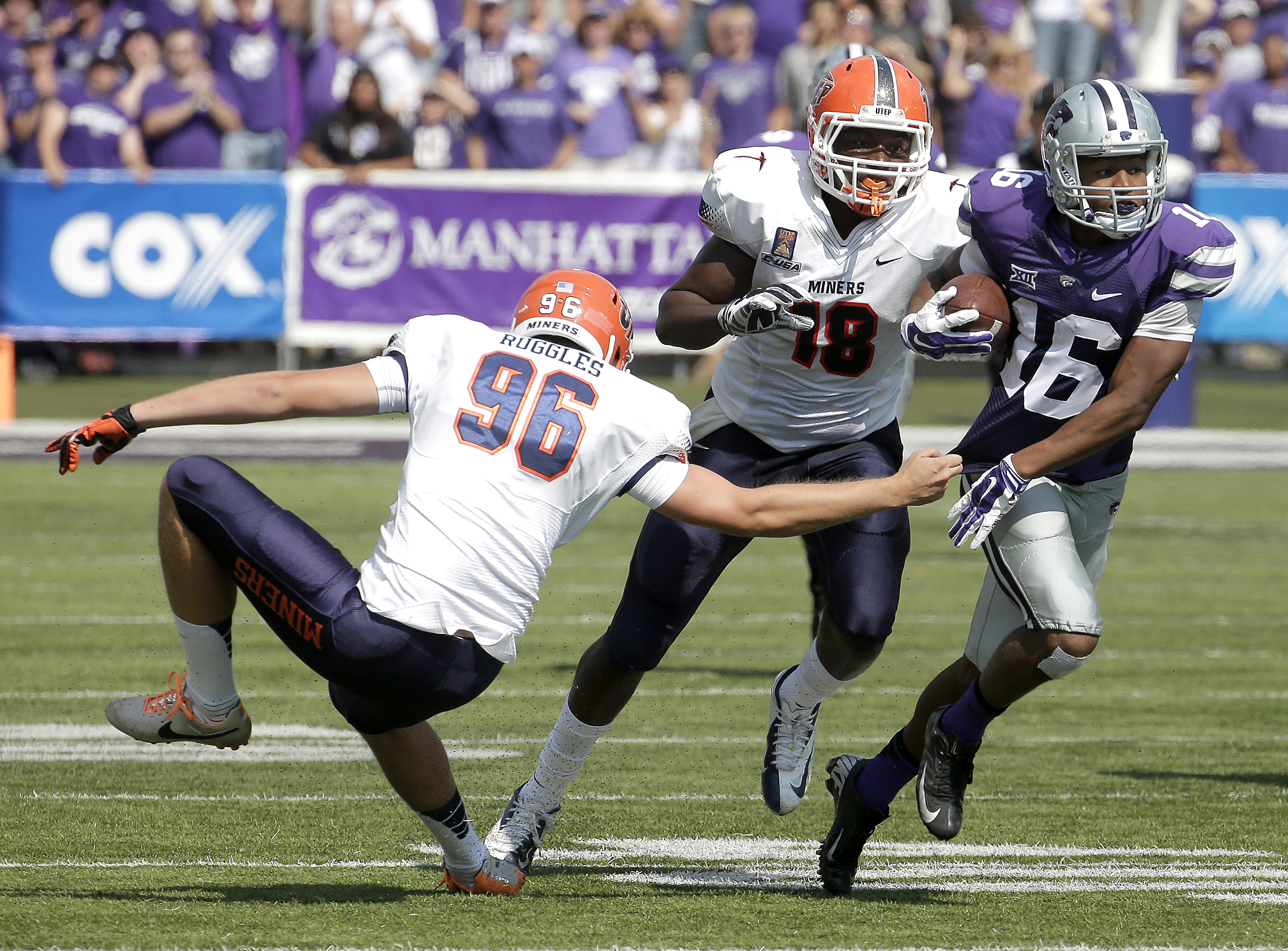 K-State's Lockett closing on dad's school record