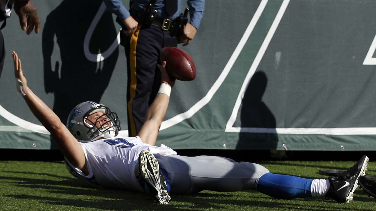 Stafford, Tate lead Lions over Jets 24-17