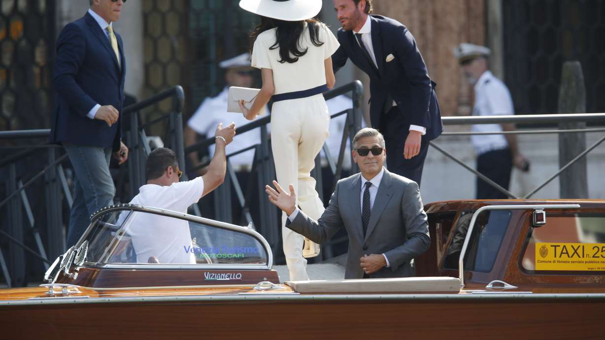 They did. They do. Clooney/Alamuddin wedding No. 2