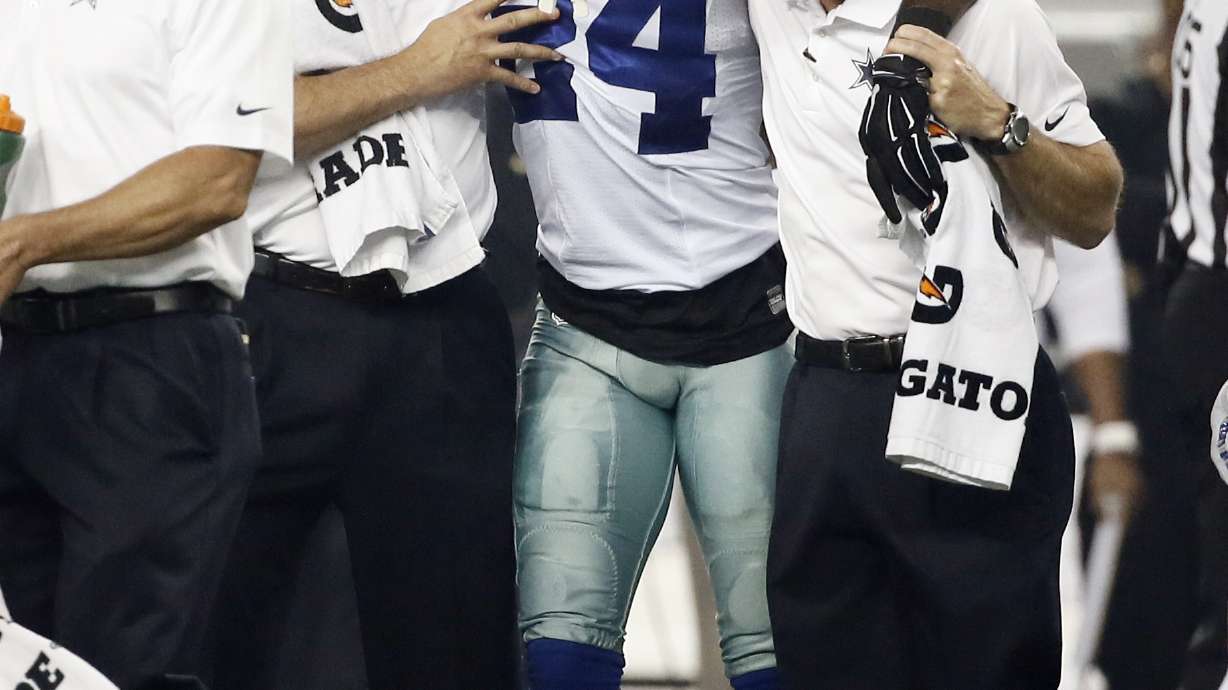 Cowboys Claiborne has season-ending knee injury