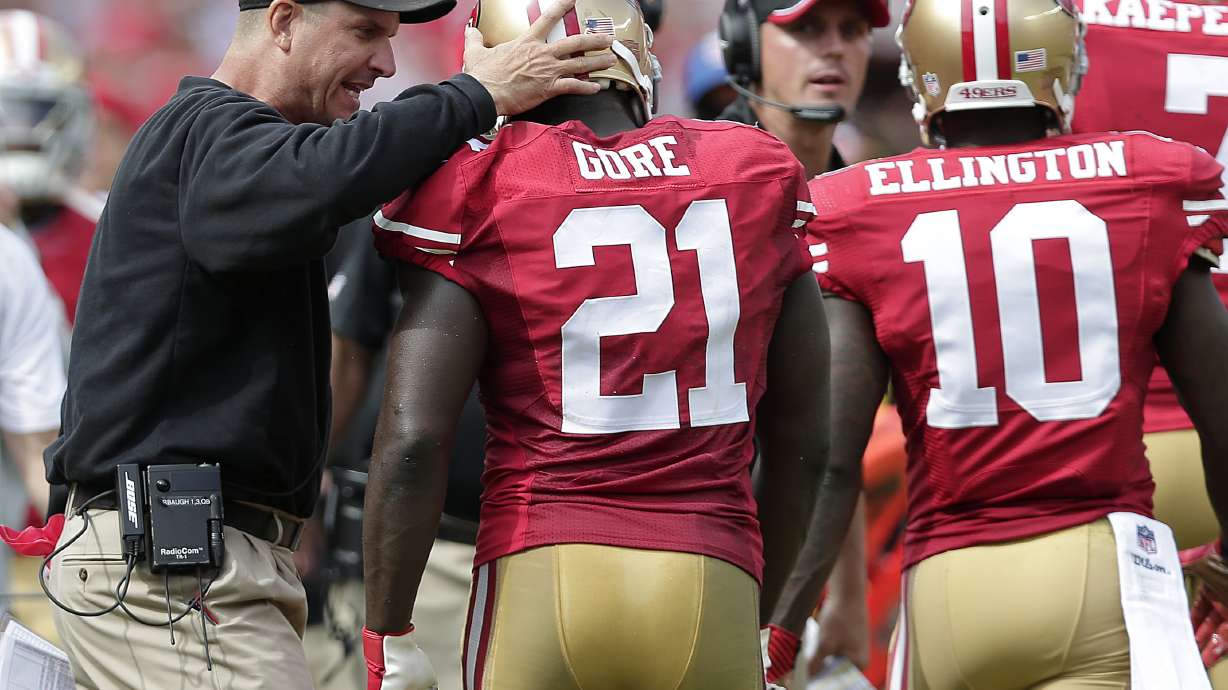 Jim Harbaugh dismisses reports of 49ers discord