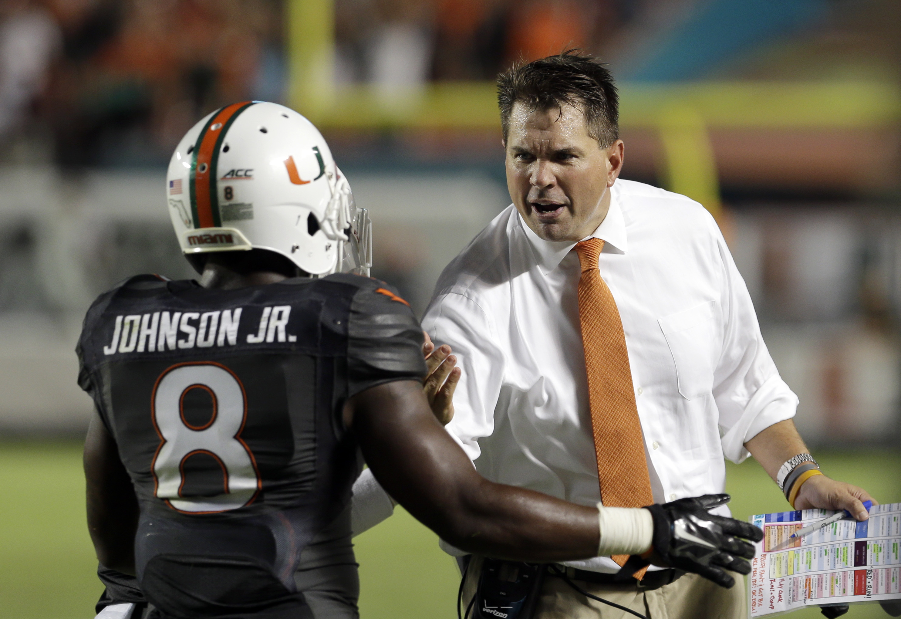 Miami forces 9 punts, students get 5,000 wings