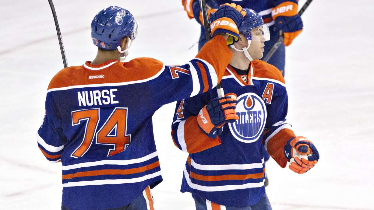 Taylor Hall scores twice, Oilers beat Jets 3-1