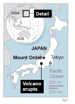 New tremors raise concern at Japan's Mount Ontake