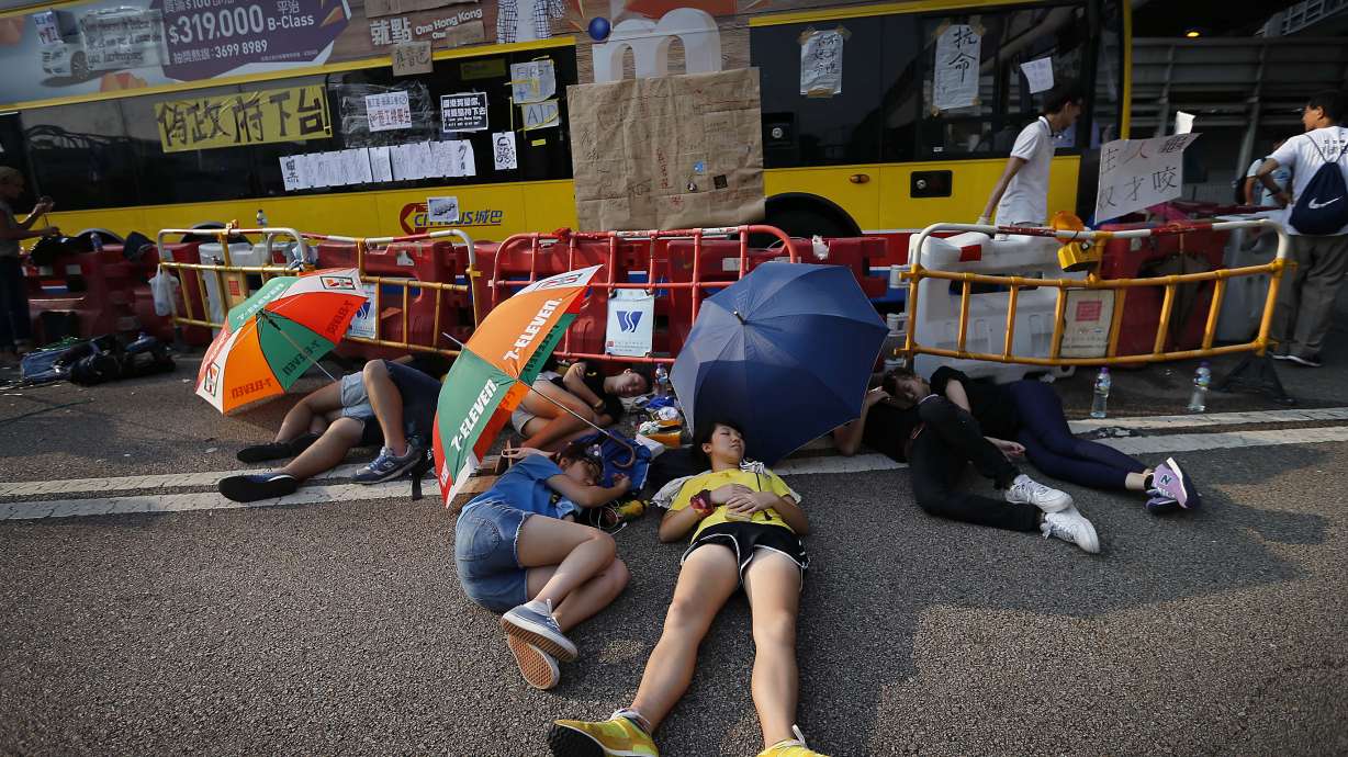 No images of Hong Kong protests in China's media