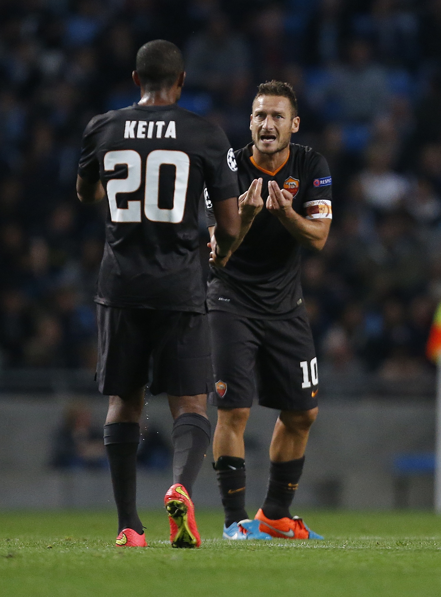 Totti becomes oldest scorer in Champions League