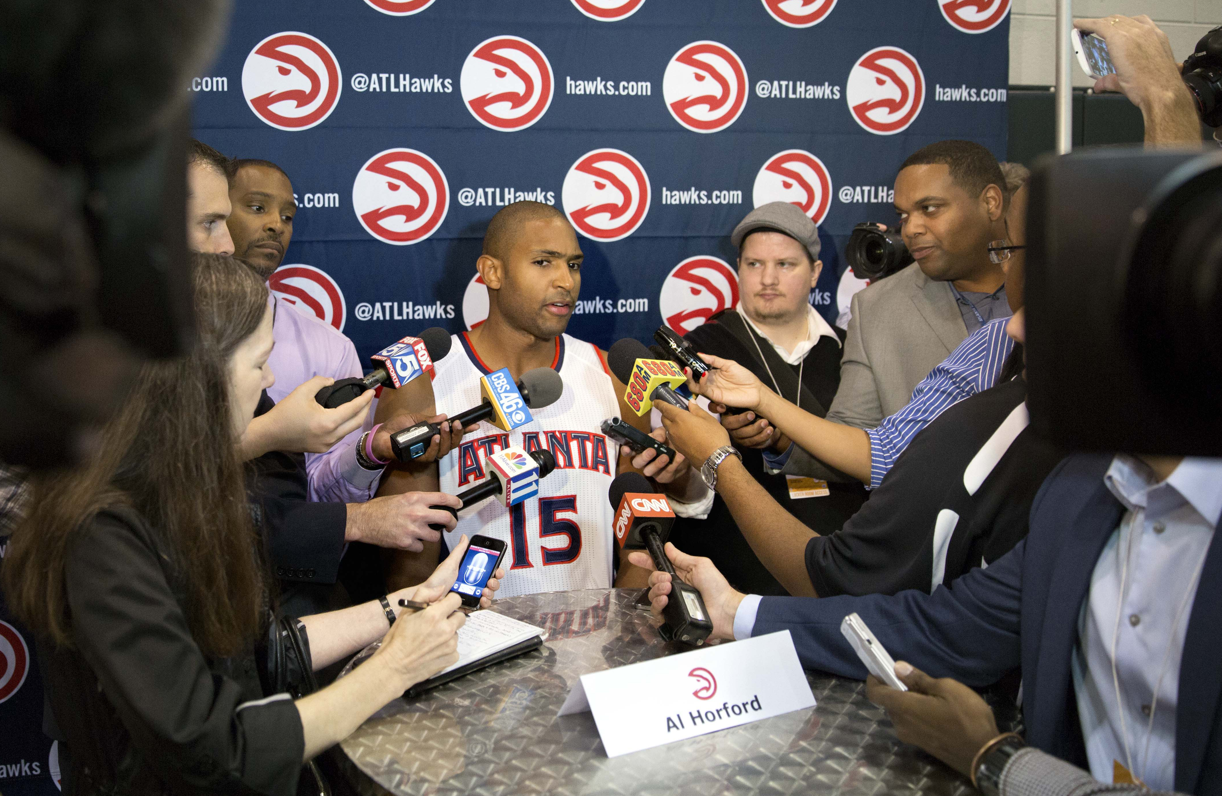 Horford back but playing it safe in training camp