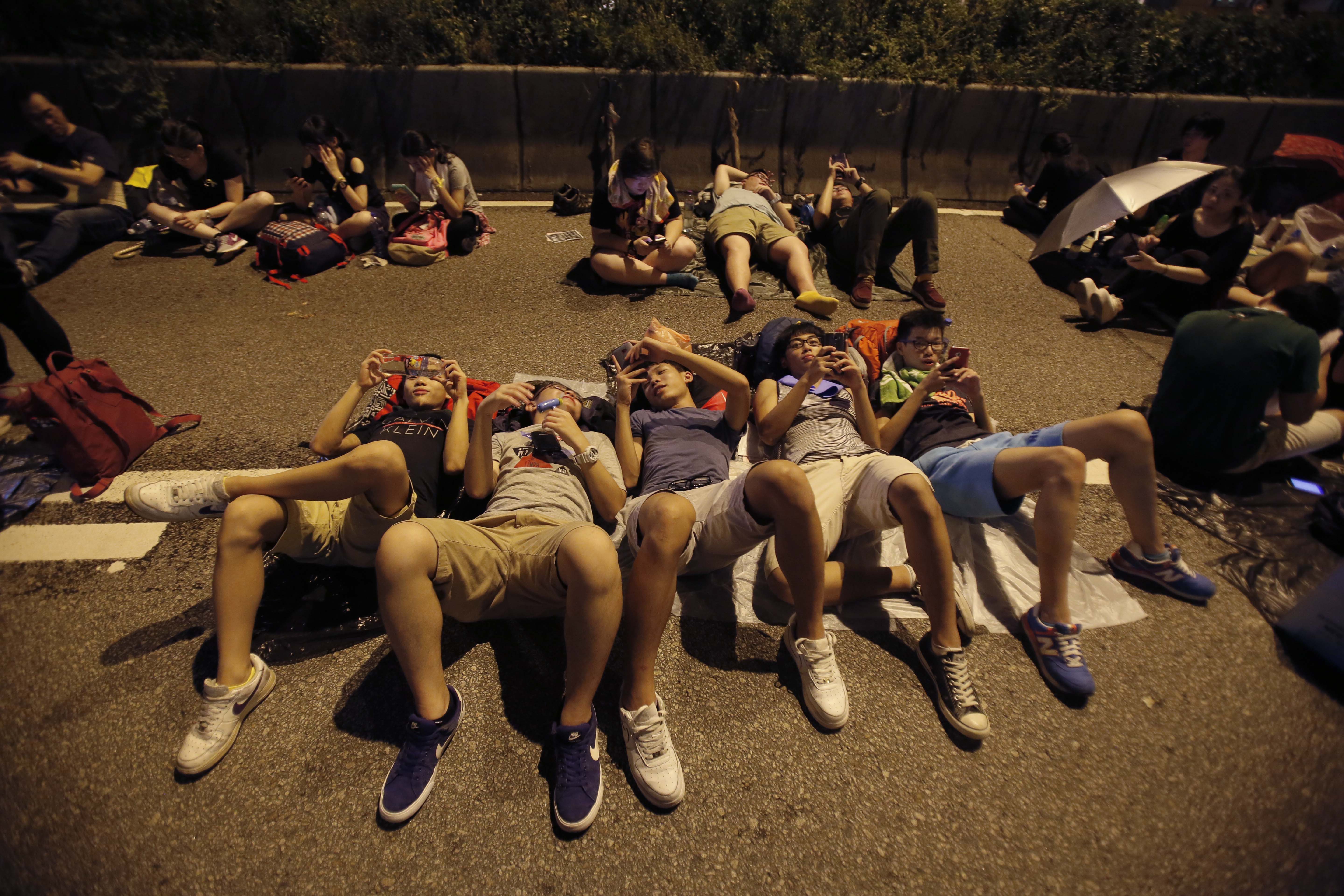 Snapshots from the protest streets in Hong Kong