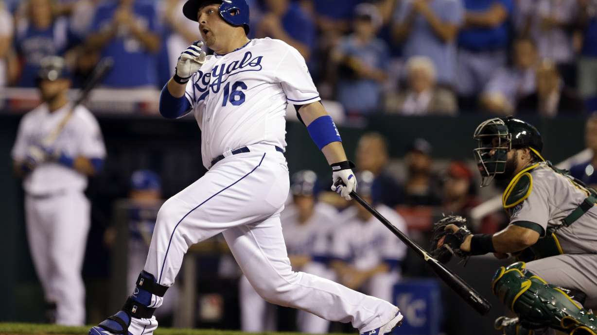 Royals beat A's 9-8 in 12 in AL wild-card thriller