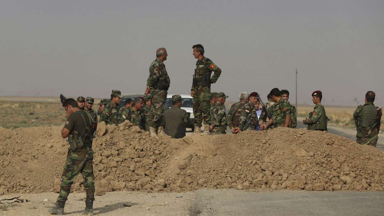Iraqi Kurds fight Islamic State with aged weapons