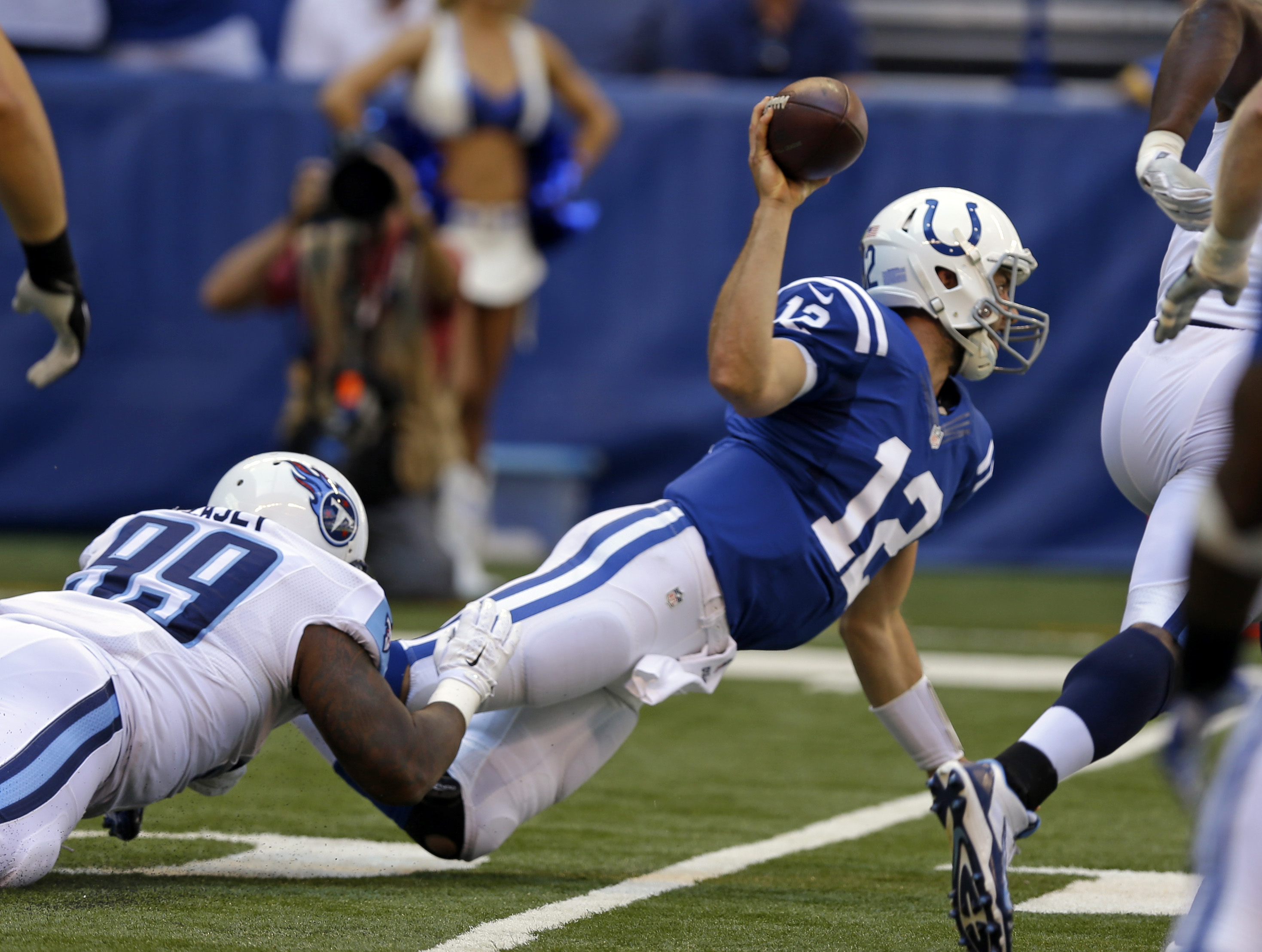 Colts' Luck on pace for record-breaking season