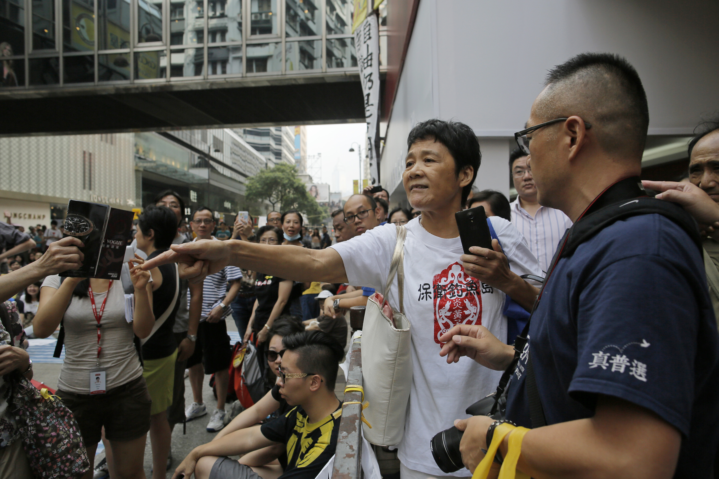 Texting apps required gear for Hong Kong protests