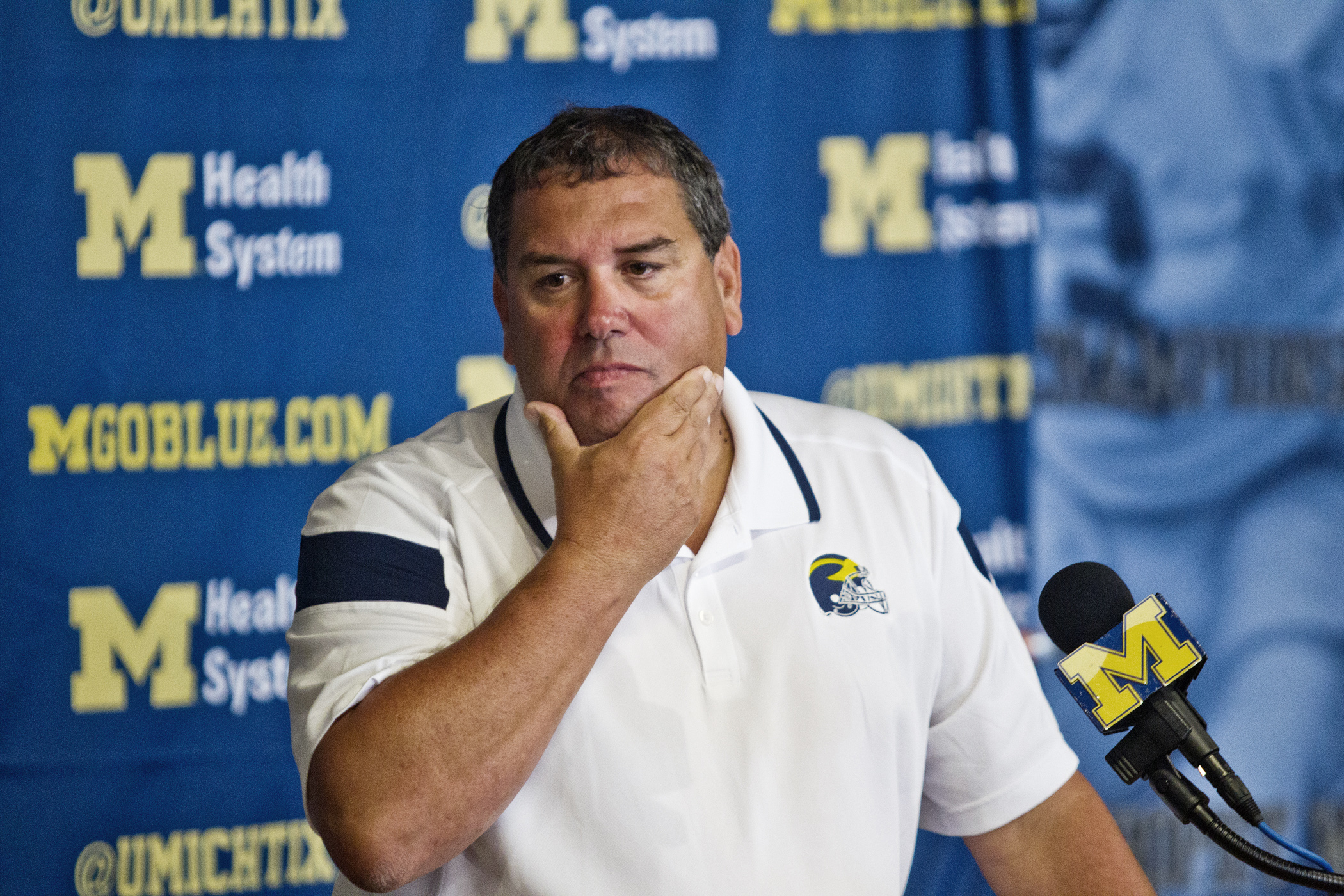 Michigan AD suggests coach Hoke safe for now