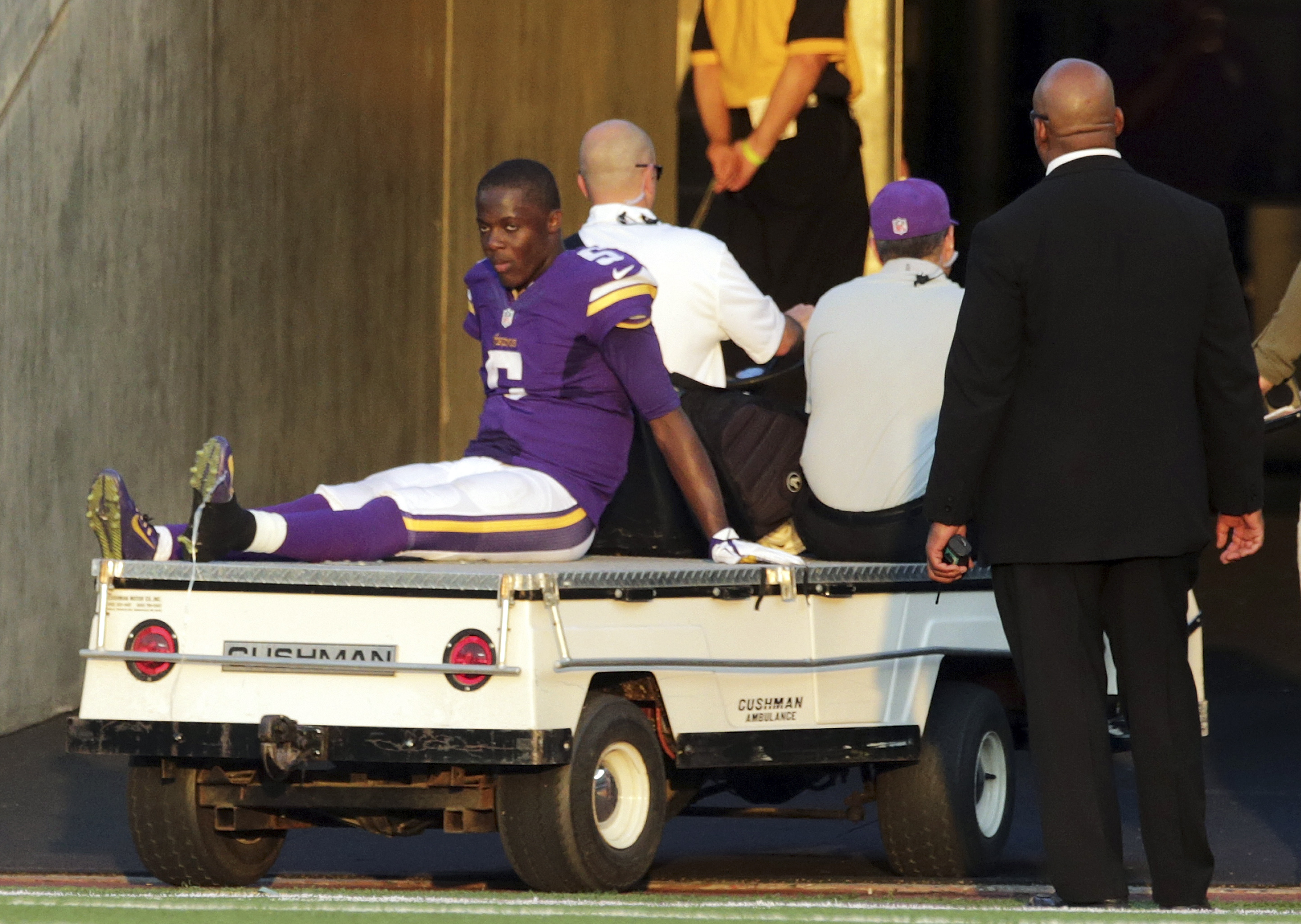 Bridgewater out, Ponder in for Vikings vs. Packers