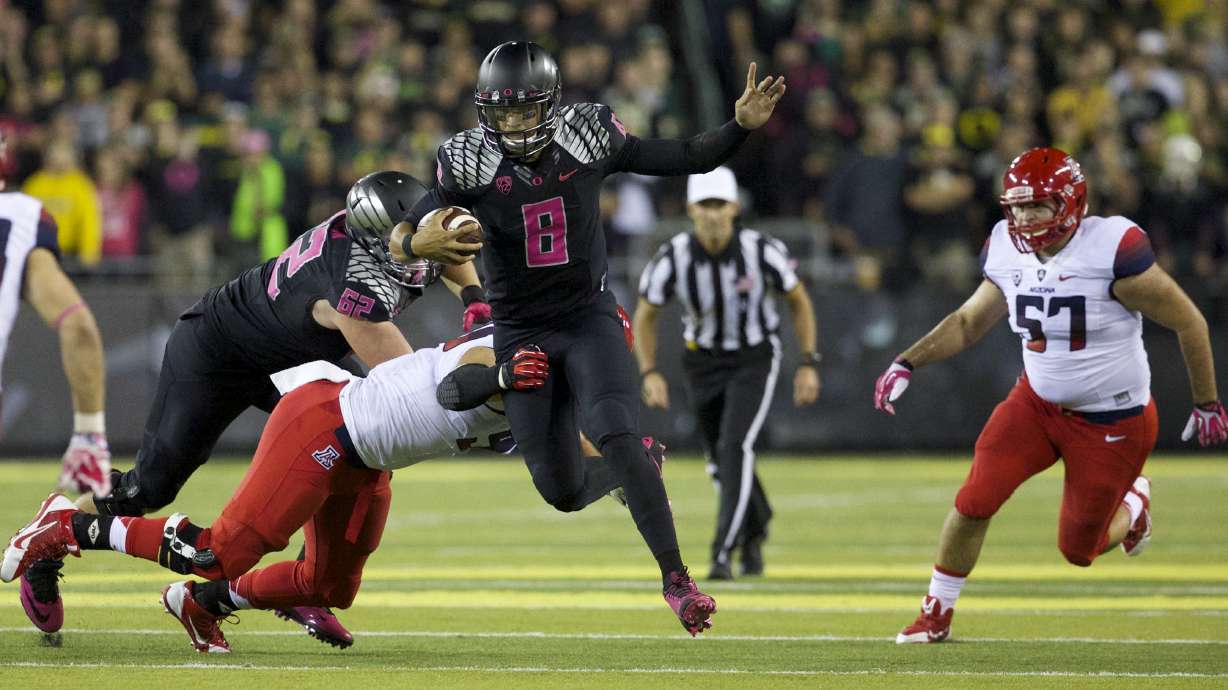 Arizona upsets No. 2 Oregon again, 31-24