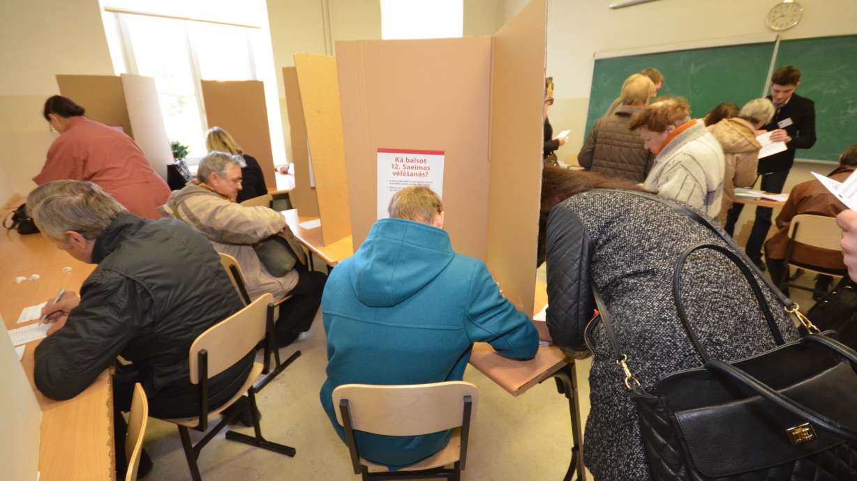 Latvia holds election with Ukraine on its mind