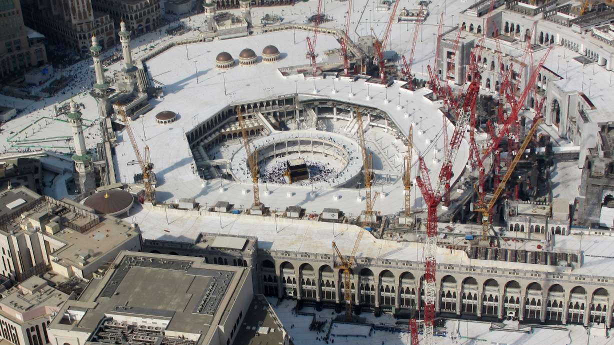 In Saudi Arabia, Muslims pray on climax of hajj