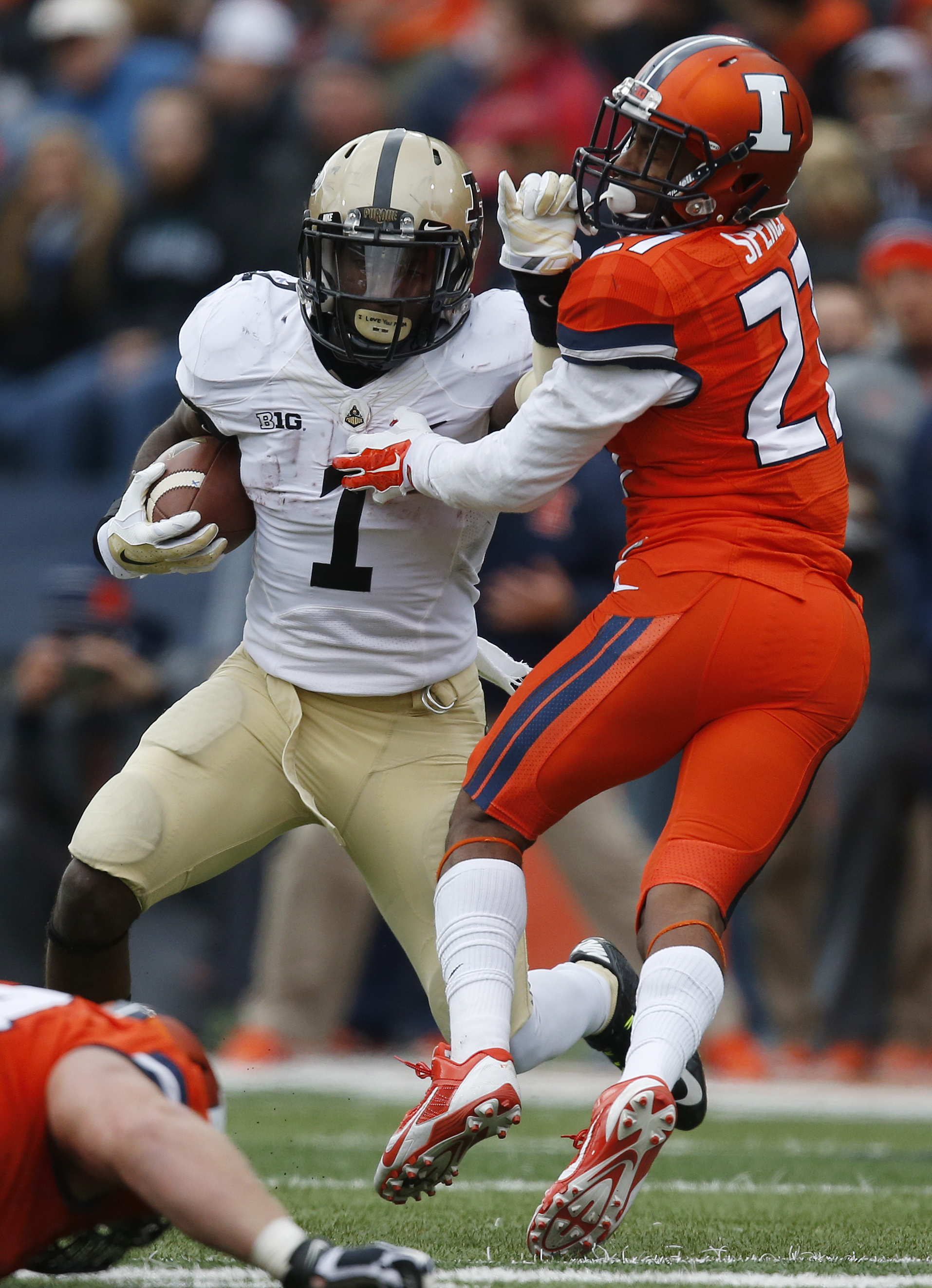 Purdue runs past Illinois 38-27