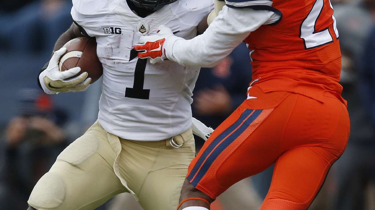 Purdue runs past Illinois 38-27