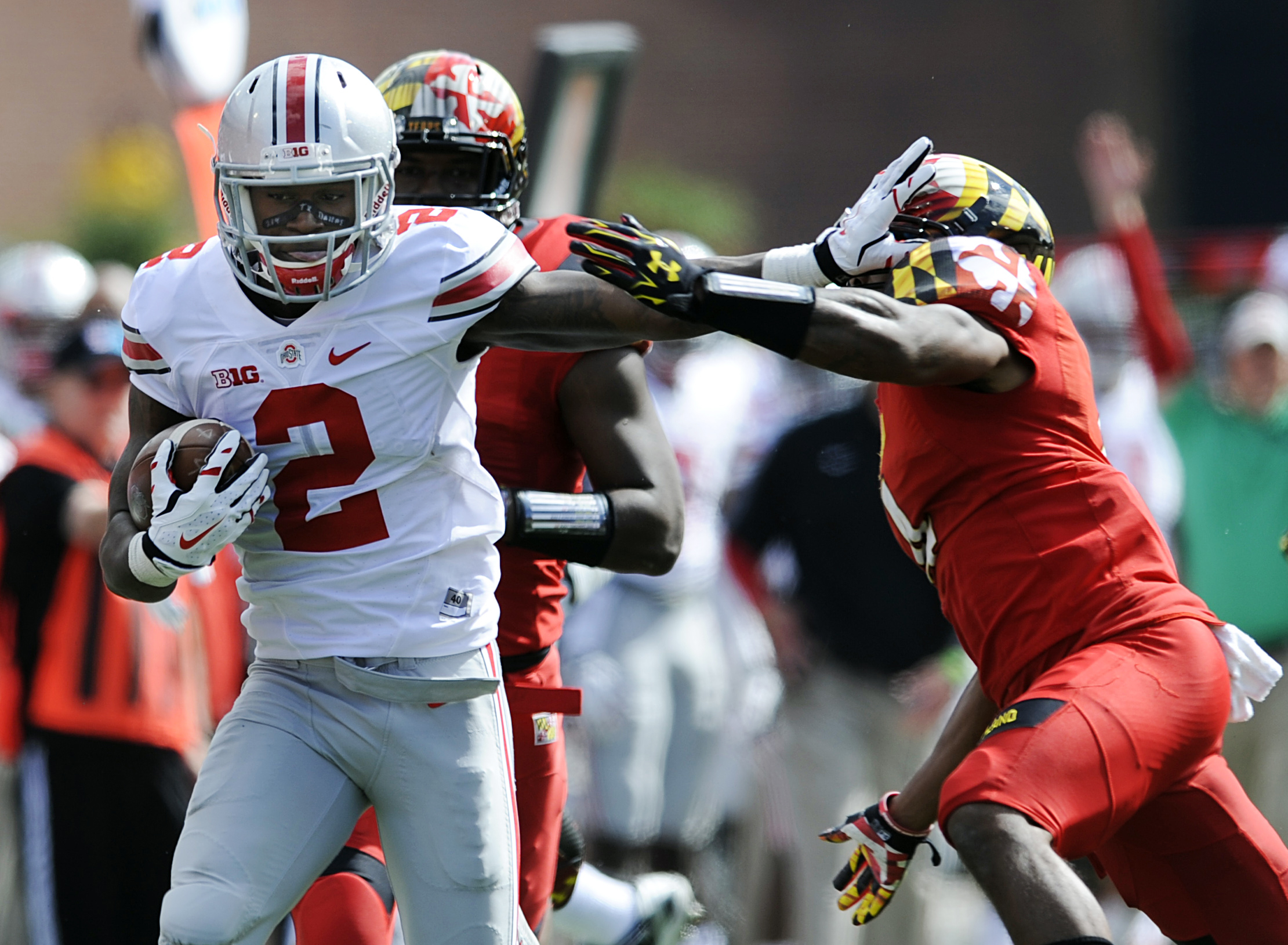 No. 20 Ohio State tops newcomer Maryland 52-24