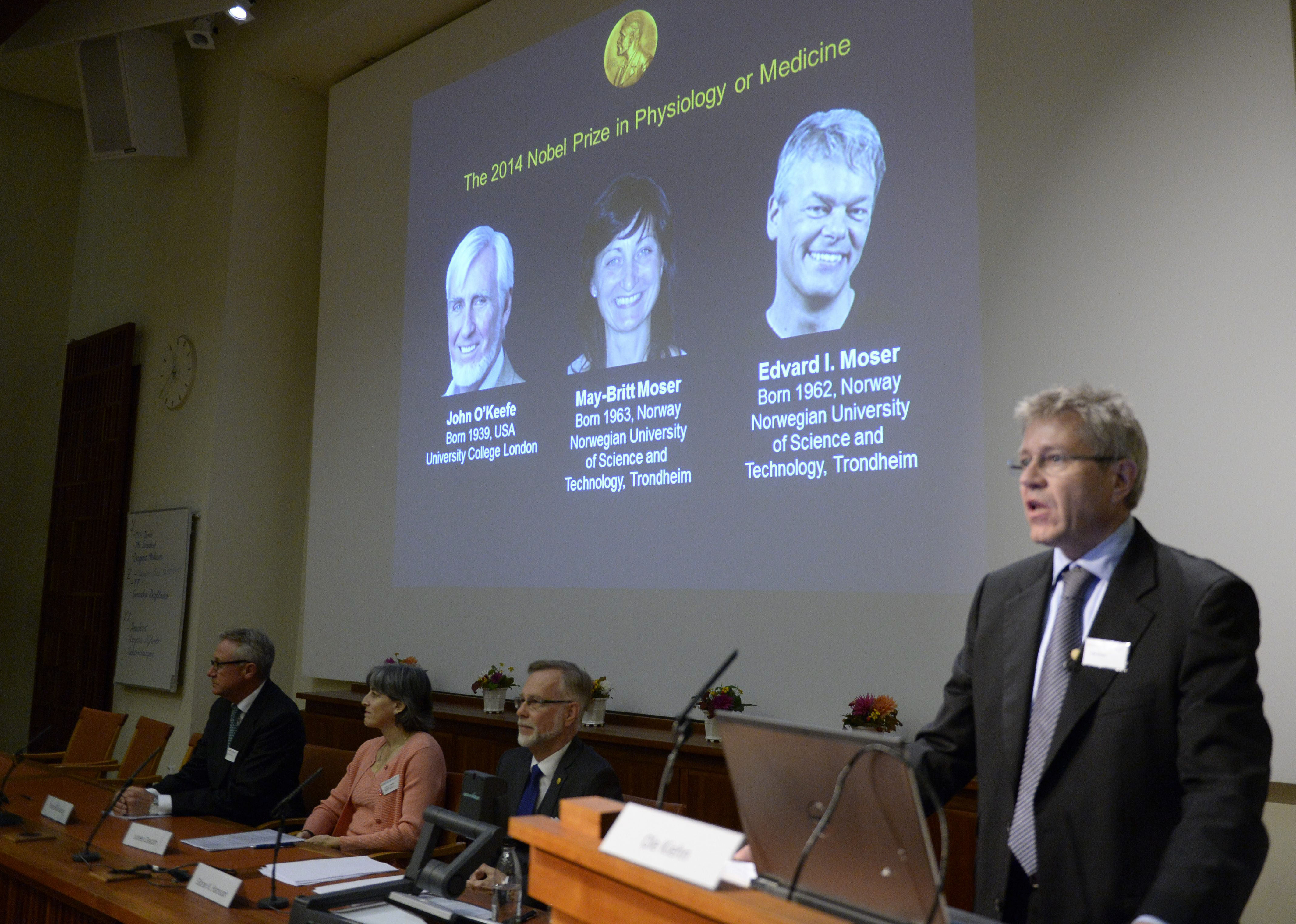 Nobel Prize for work on brain's navigation system