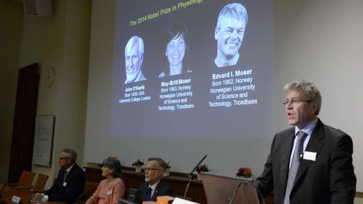 Nobel Prize for work on brain's navigation system