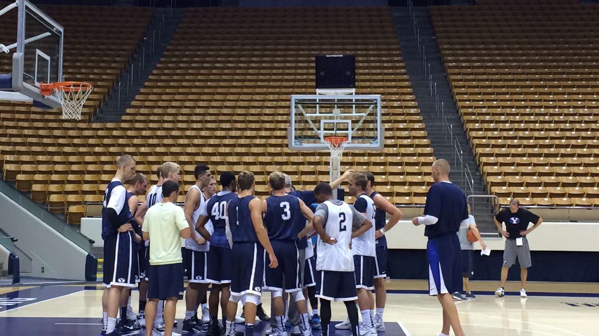 BYU basketball holds first practice, team begins to take shape