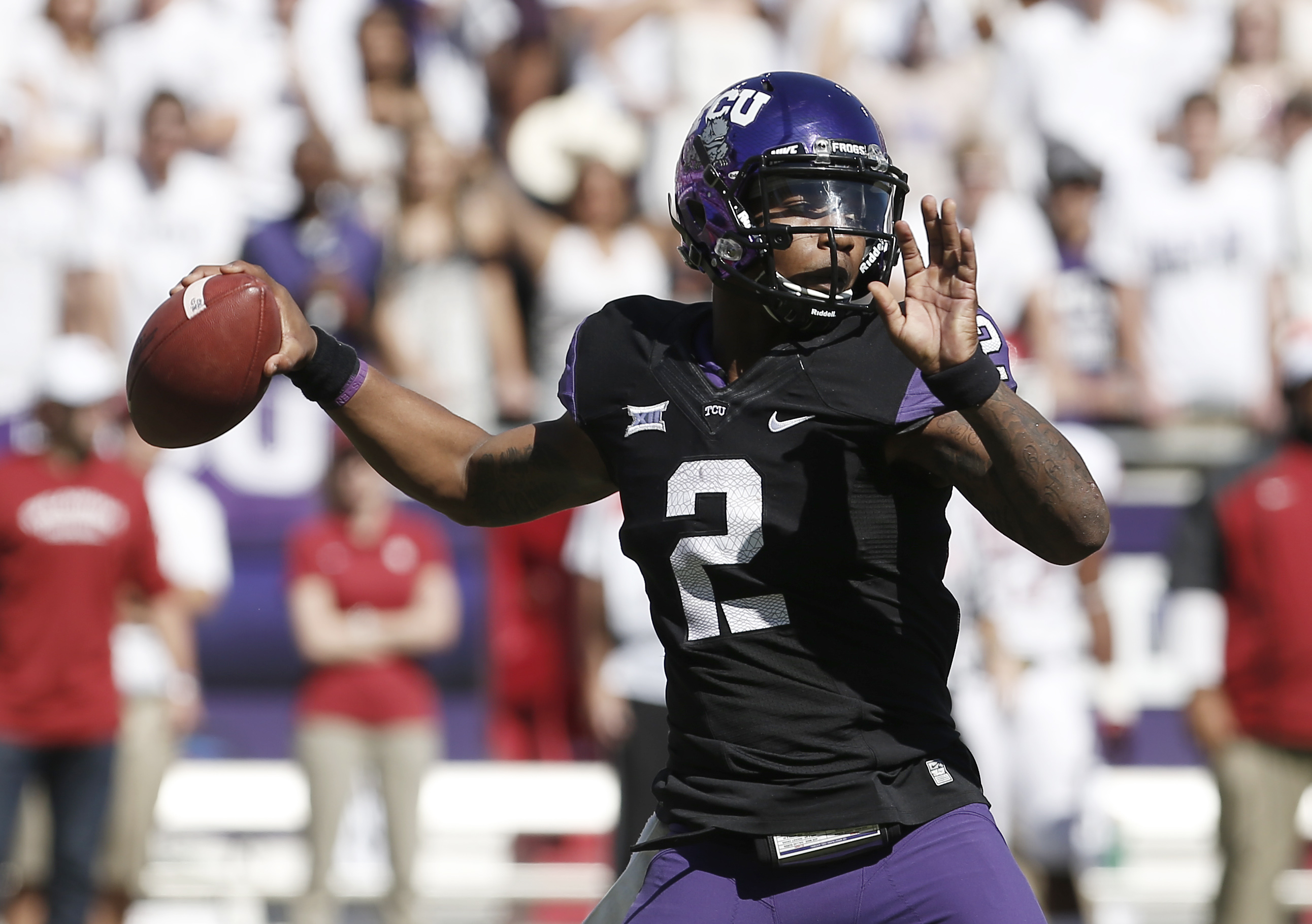 Dual-threat Boykin, No. 9 TCU going back to Baylor
