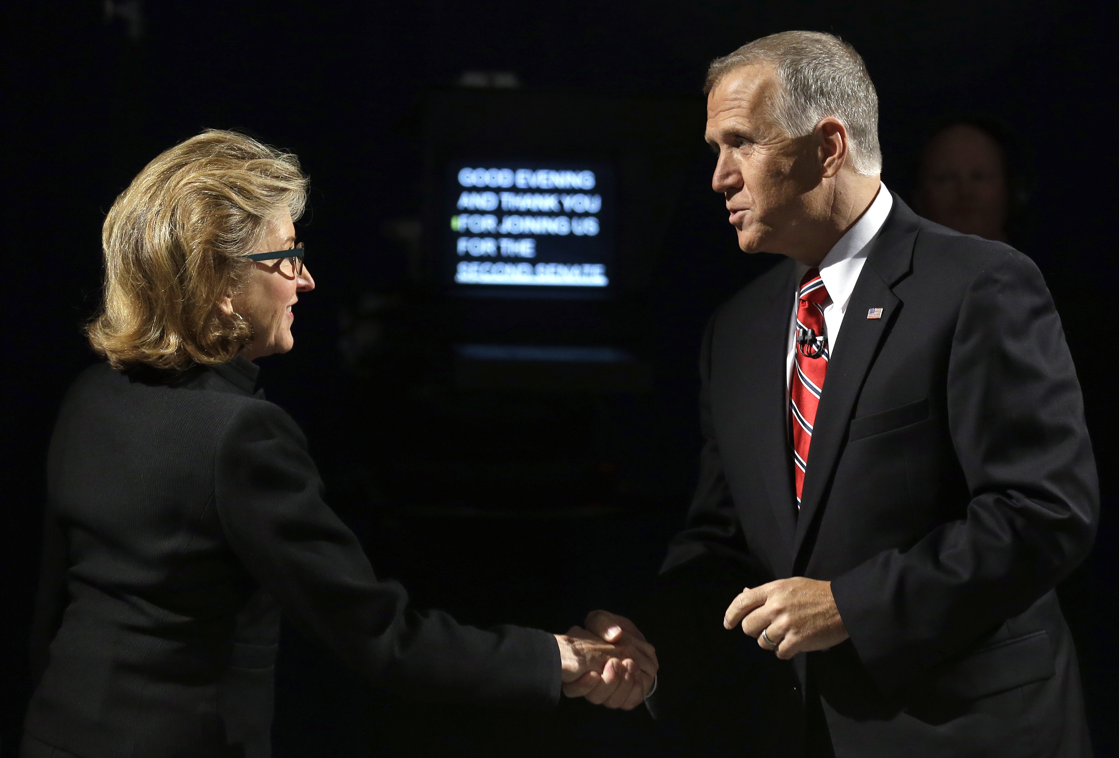 Hagan, Tillis battle on air in NC Senate debate