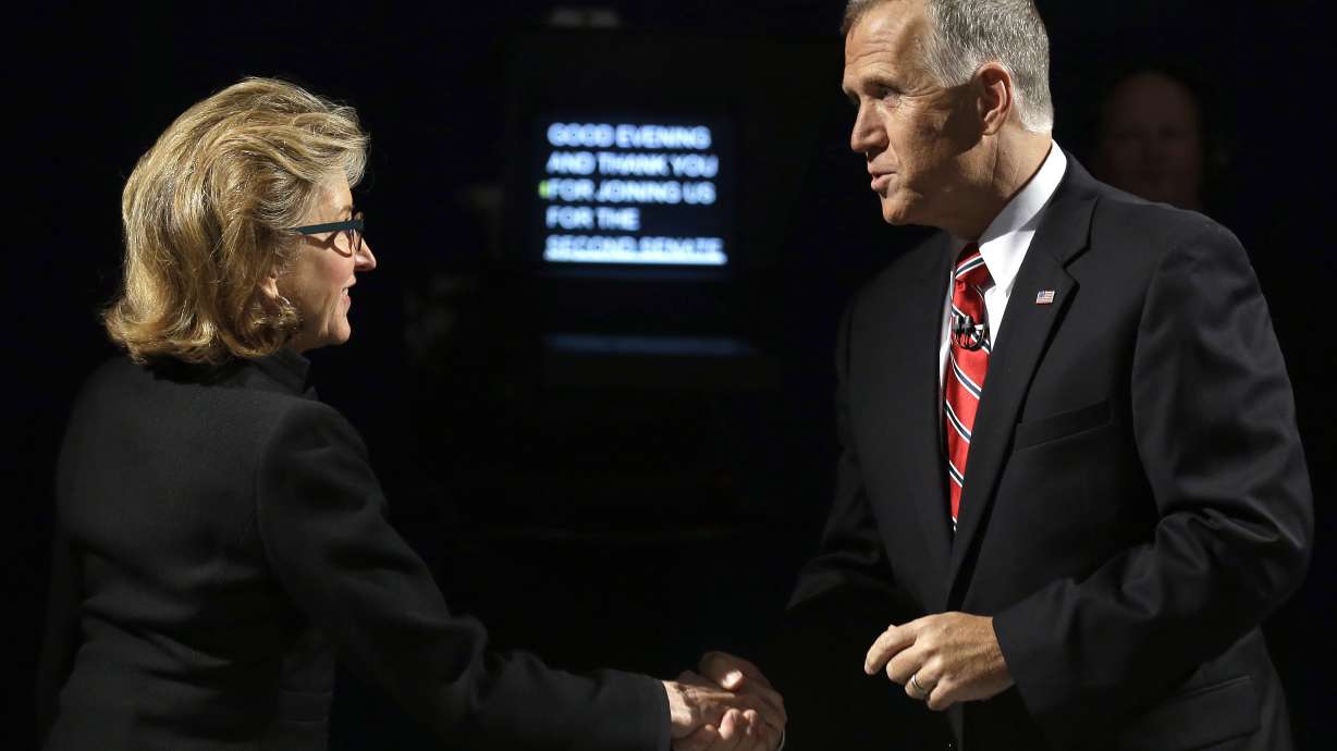 Hagan, Tillis battle on air in NC Senate debate