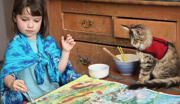 The extraordinary art of autistic '5-year-old Monet'