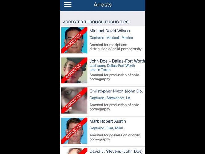 Aplicación, ahora en español, para que el público colabore con la policía en la captura de depredadores de niños