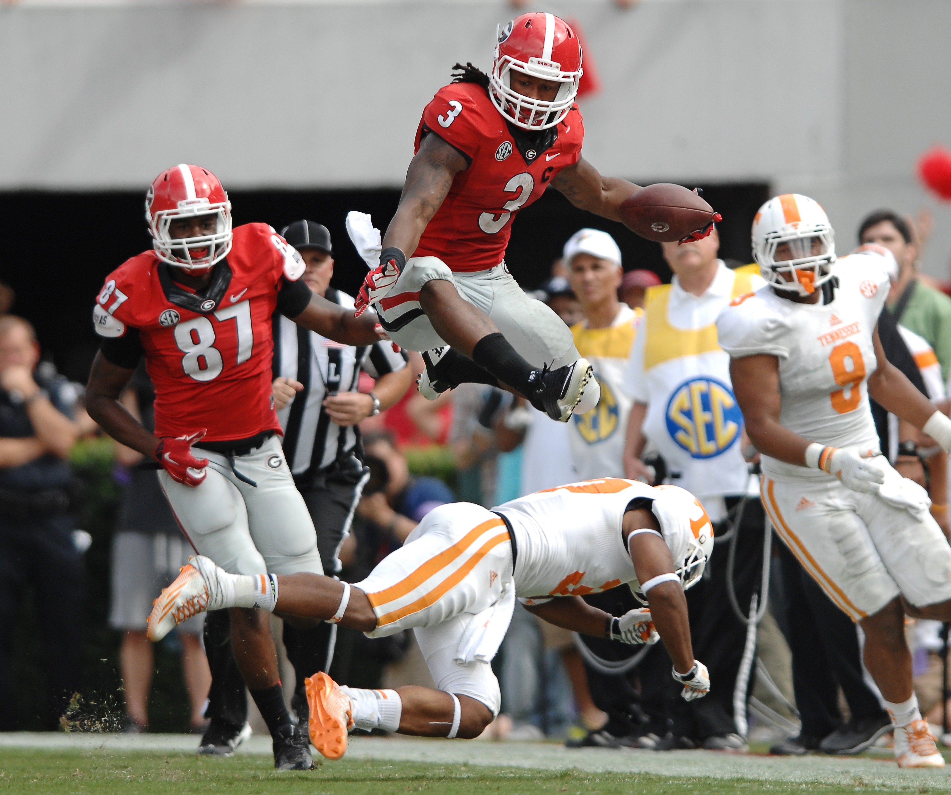 Georgia hires attorney for suspended RB Gurley