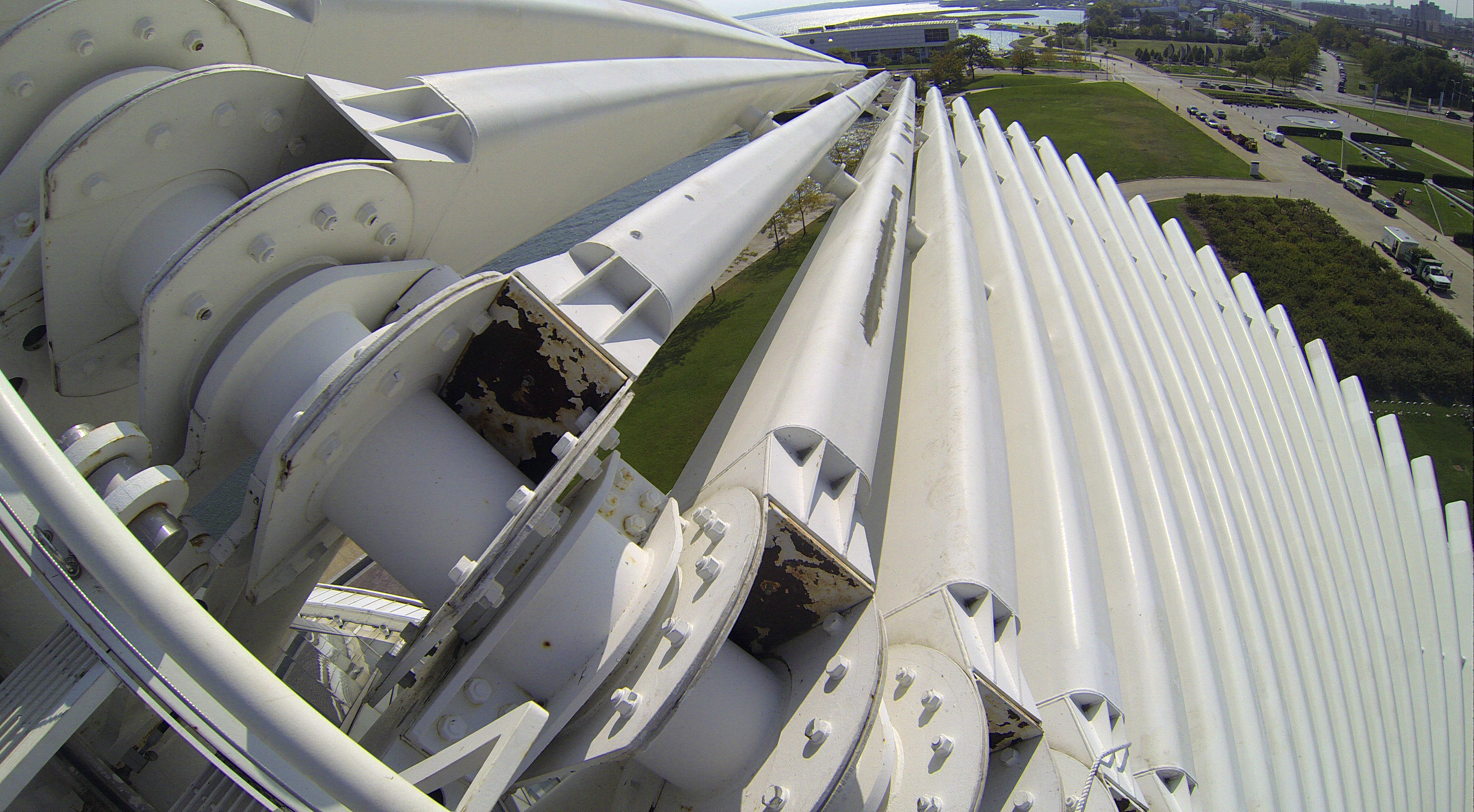 On a wing and a paintbrush at Milwaukee Art Museum